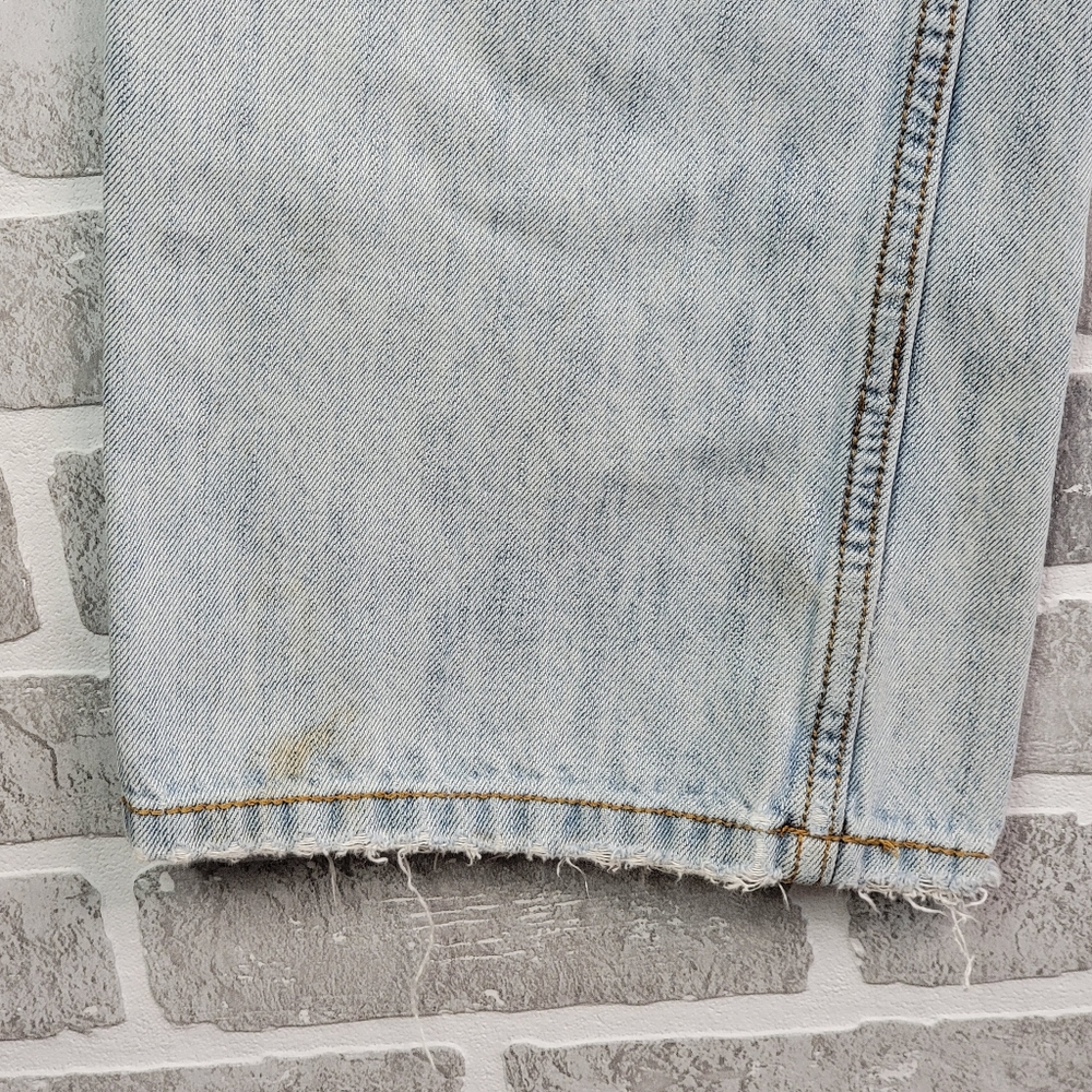 Aeropostale Benton Original Bootcut Wide Leg Thrashed Denim Jeans Men's Size 32 - Picture 11 of 16